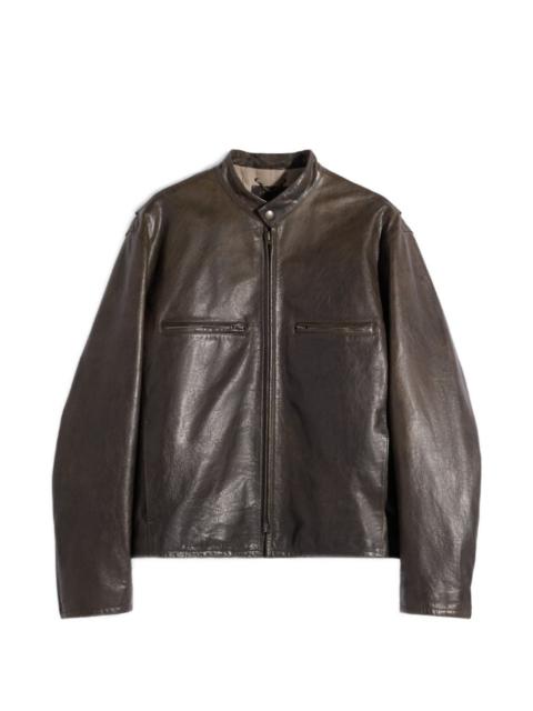 Lemaire boxy biker jacket