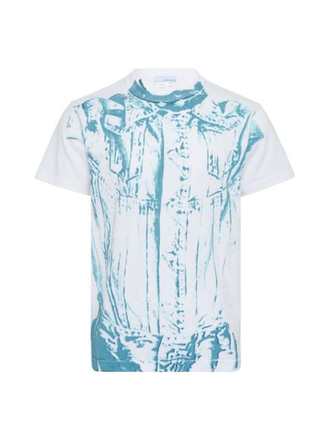 JUNTAE KIM Denim Corset Jacket T-Shirt