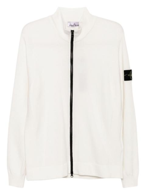 Stone Island logo-patch cardigan