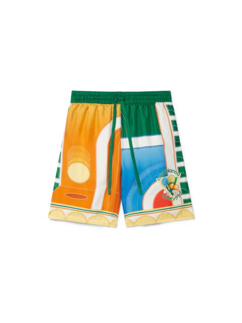 Reve De Tennis Silk Shorts