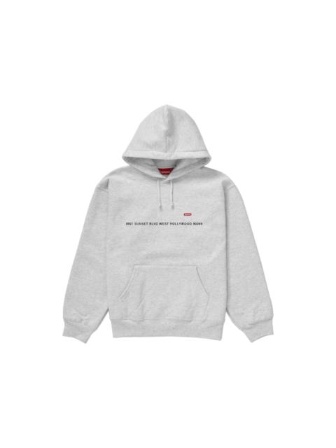 Supreme Small Box Hooded Sweatshirt (Hollywood Shop) Heather Grey