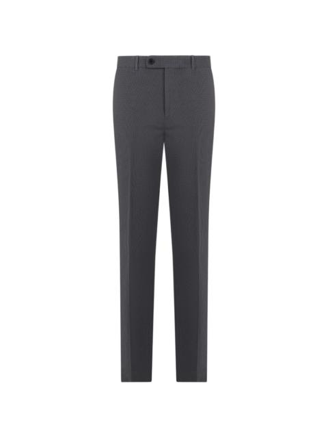 SLOWEAR micro-patterned tailored trousers