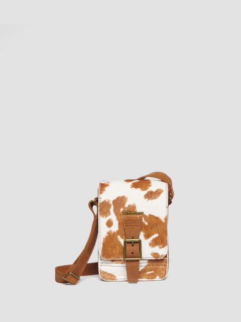 Dr. Martens Hair-On Cow Print Vertical Crossbody Bag