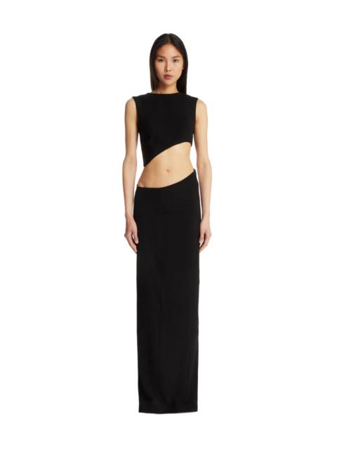 MÔNOT Black Cut-Out Dress