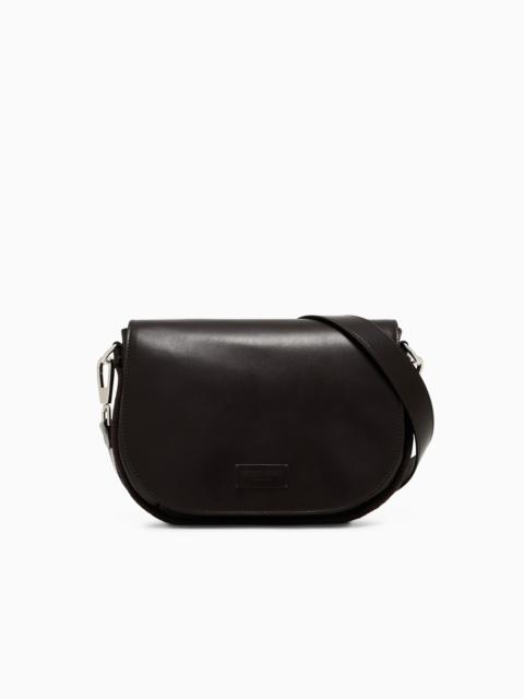 GIORGIO ARMANI MEDIUM NAPPA-LEATHER AND ROPE STRAP
