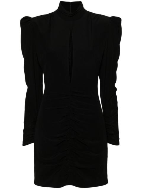 Alessandra Rich cut-out silk minidress