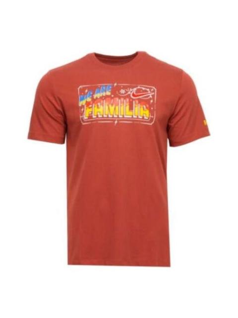 Nike Nike Sportswear Somos Familia Short-Sleeve T-Shirt 'Redstone' DX6250-670