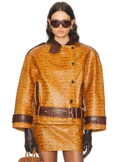 ROWEN ROSE Crop Trench Jacket