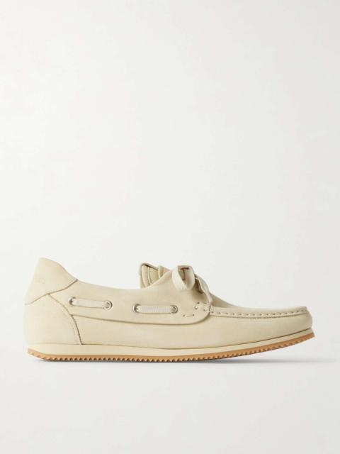 JACQUEMUS Batto nubuck loafers Cream