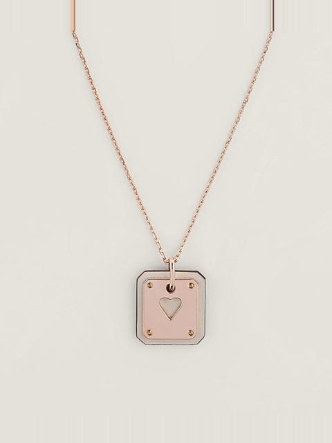 Hermès As de Coeur pendant, small model | REVERSIBLE