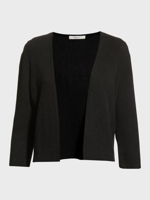 Lafayette 148 New York Cropped Open-Front Cardigan