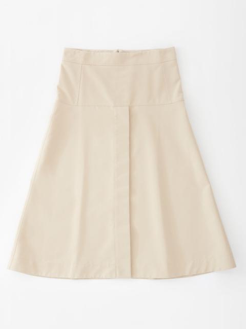 Studio Nicholson Carmen Paneled Skirt With Front Vent - Pearl