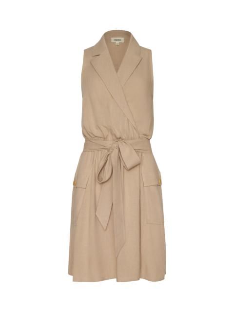 L'AGENCE Cosima Linen-Blend Dress
