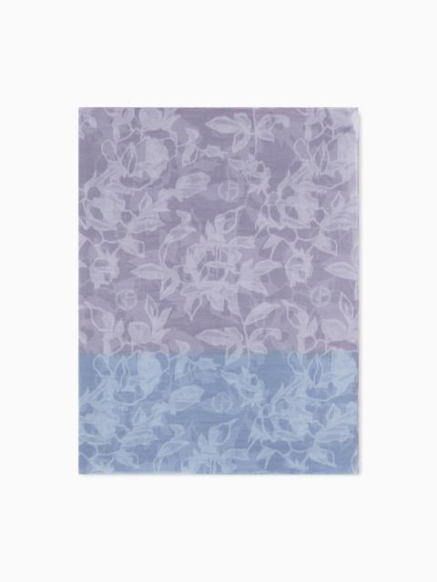 GIORGIO ARMANI MULTICOLOURED SILK STOLE