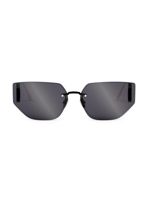 Dior Women's 30Montaigne B3U Butterfly Sunglasses - Black Smoke Mirror