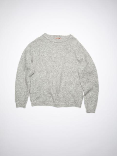 Mohair-blend Sweater - Cold grey melange
