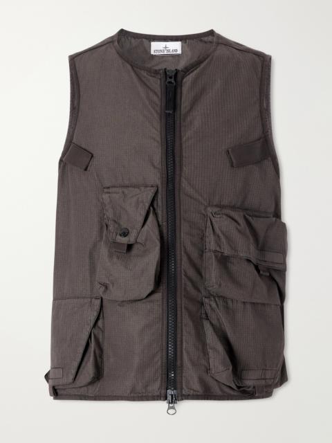 Stone Island Cotton-Blend Ripstop Vest