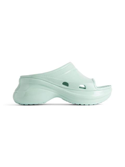 BALENCIAGA Women's Pool Crocs™ Slide Sandal in Blue