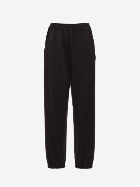 MAGDA BUTRYM Wool and cotton joggers in grey