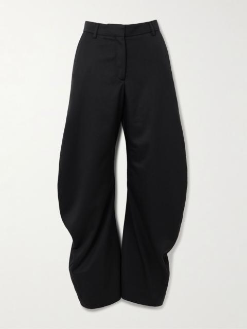 Acne Studios Patty wool wide-leg pants Black