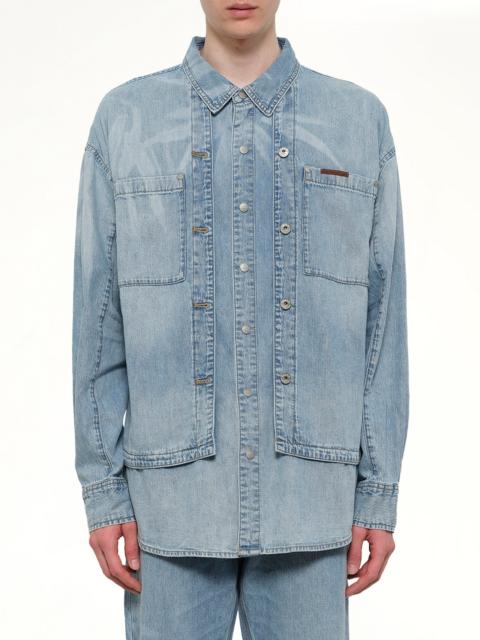 FENG CHEN WANG FCW x Lee Denim Shirt in Light Shade