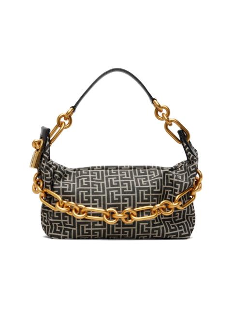 Balmain Black & Off-White Medium Sync Bag