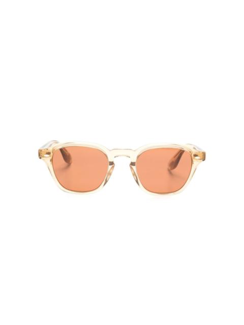 tinted-lenses square-frame sunglasses