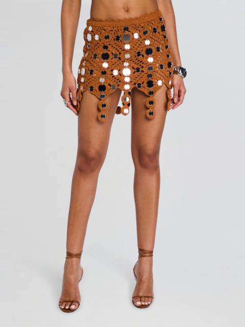 RETROFÊTE CLARIE CROCHET SKIRT