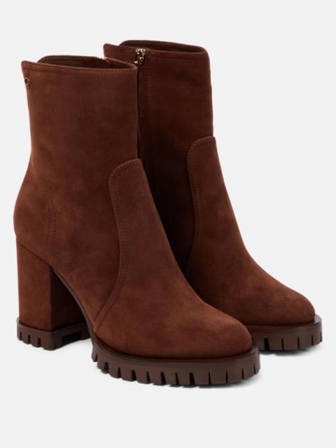Timber suede ankle boots