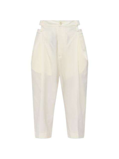 ISSEY MIYAKE cut-out trousers