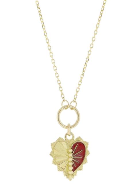 FOUNDRAE Red Heart Love Token Necklace
