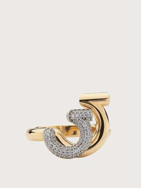 FERRAGAMO GANCINI RING - SIZE 54
