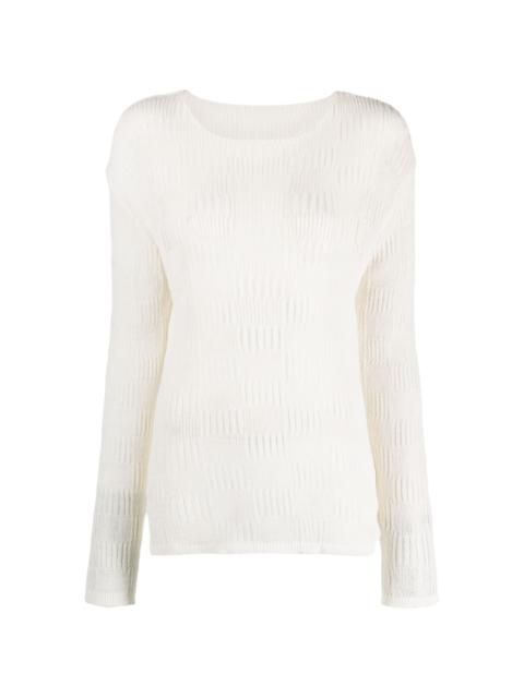 LOW CLASSIC long-sleeve knitted jumper