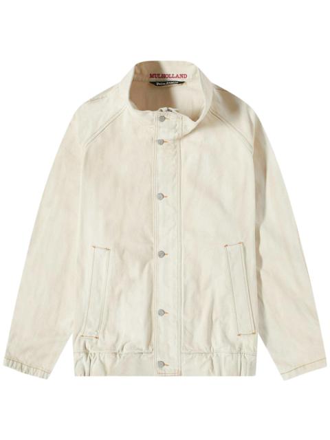 Palm Angels Dirtybull Mulholland Denim Jacket "Beige" 35670351960