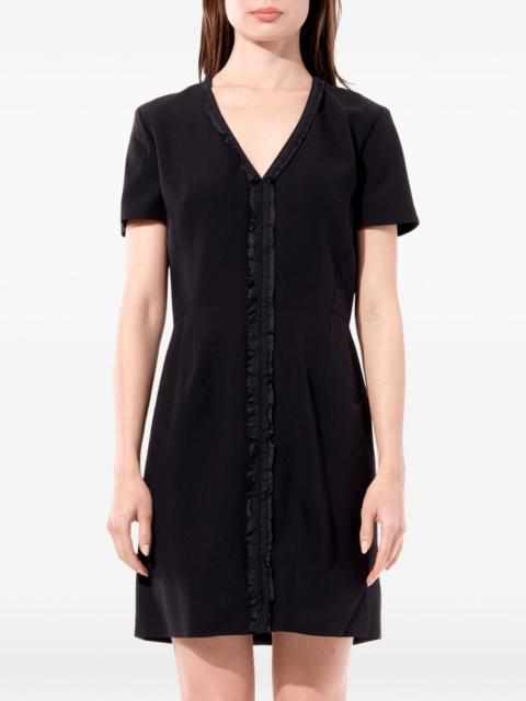 BALENCIAGA ruffle-trimmed inside-out dress