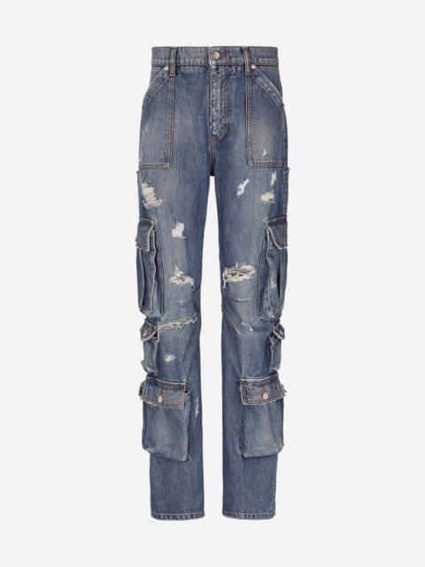 Dolce & Gabbana Cargo denim jeans