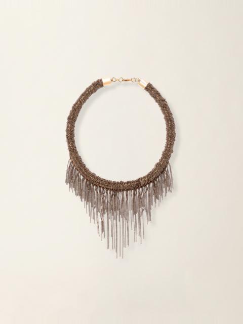FABIANA FILIPPI Filo diamante choker necklace