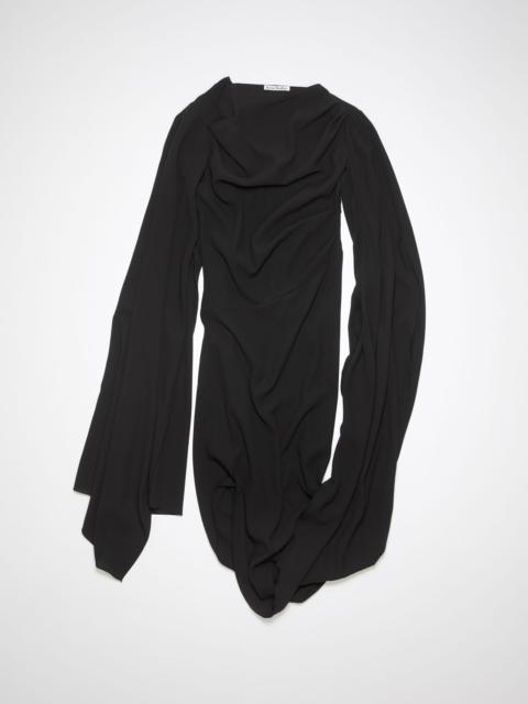 Draped dress - Black