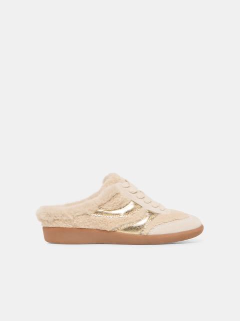 dolce vita MERIT SLIDE PLUSH SNEAKERS NATURAL MULTI PLUSH