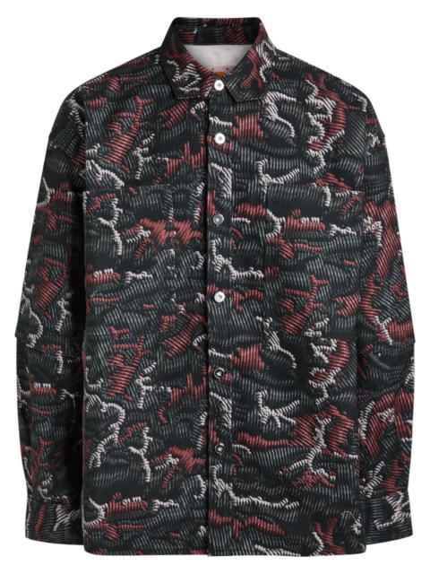 PDF Pdf Channel Raf Patterned Cotton Overshirt