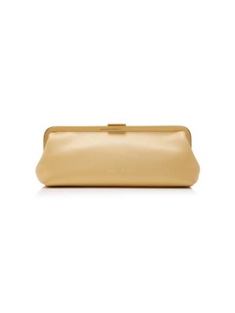 Proenza Schouler Armory Nappa Leather Clutch yellow