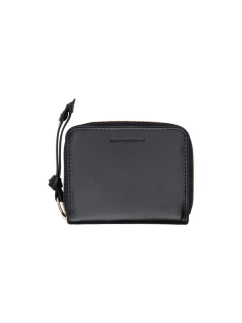 Black Square Leather Wallet