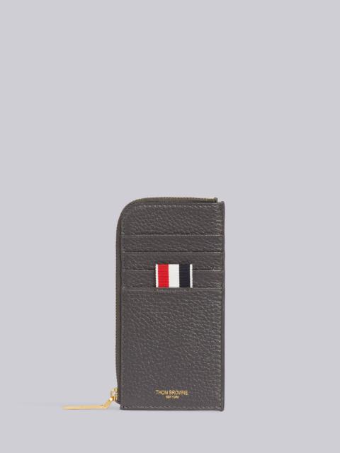 Thom Browne Deerskin Exclusive Half Zip-Around Wallet