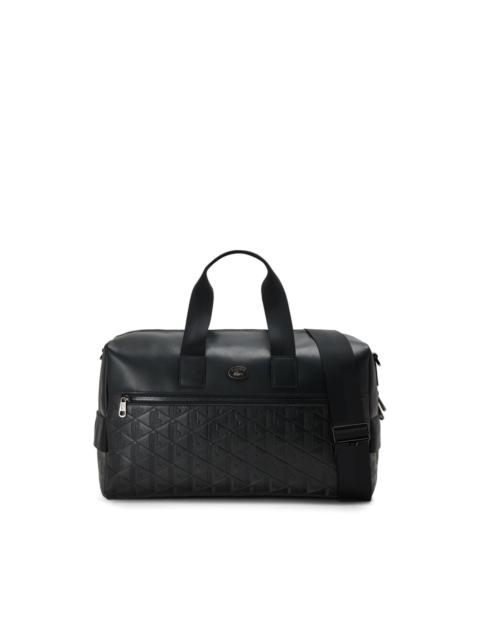 LACOSTE monogram faux-leather holdall