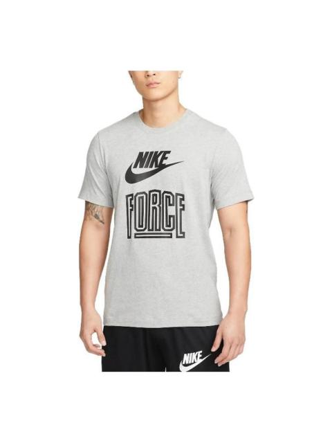 Nike Nike Logo Force T-shirt 'Grey' FD0059-063