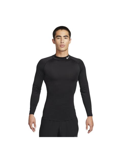 Nike Nike Pro Dri-FIT Fitness Mock-Neck Long T-Shirt 'Black' FB7909-010