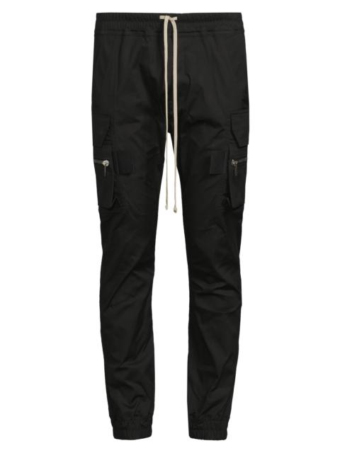 Rick Owens Men's Mastodon Stretch-Cotton Cargo Pants - Black