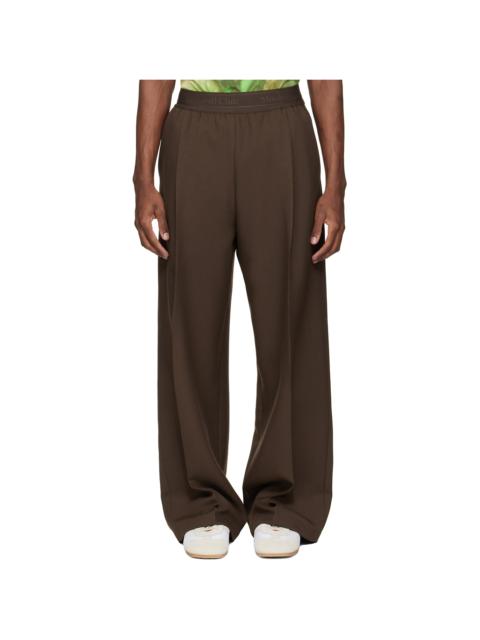 Stockholm Surfboard Club Brown Relaxed Fit Trousers