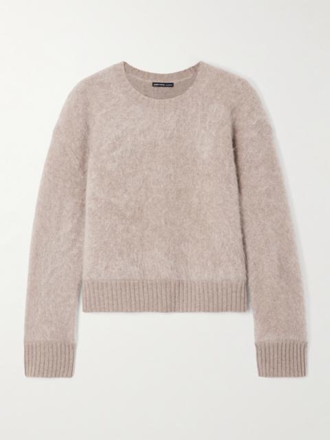 JAMES PERSE Halo Brushed-cashmere Sweater
