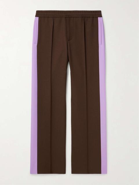 GUCCI Straight-Leg Striped Tech-Jersey Track Pants